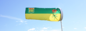 Saskatchewan windsock flag